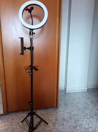 Aro de Luz Elegiant con Soporte Móvil