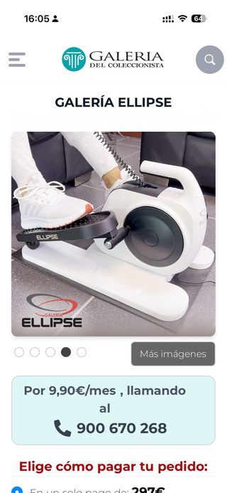 Pedales Elíptica Digital