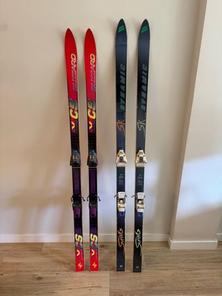 2 Paia di Sci Salomon e Blizzard Vintage