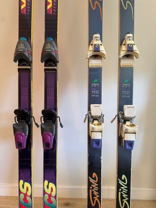 2 Paia di Sci Salomon e Blizzard Vintage
