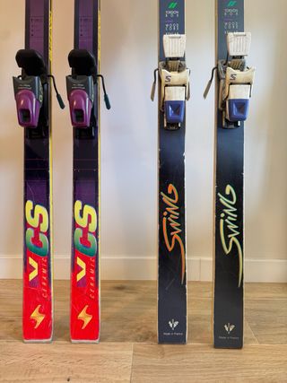 2 Paia di Sci Salomon e Blizzard Vintage