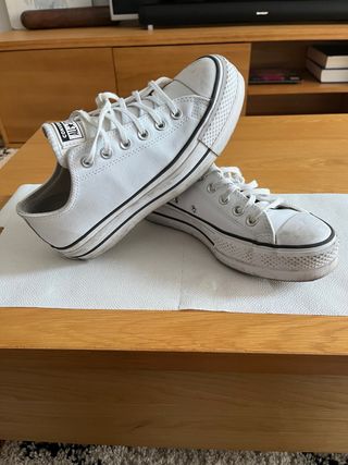 Converse plataforma talla 38