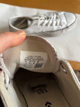 Converse plataforma talla 38