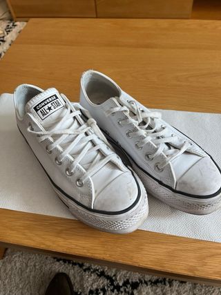 Converse plataforma talla 38