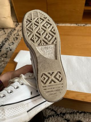 Converse plataforma talla 38