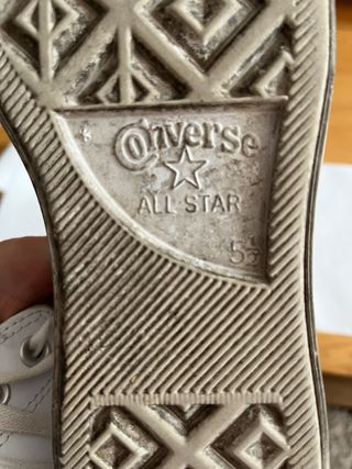 Converse plataforma talla 38