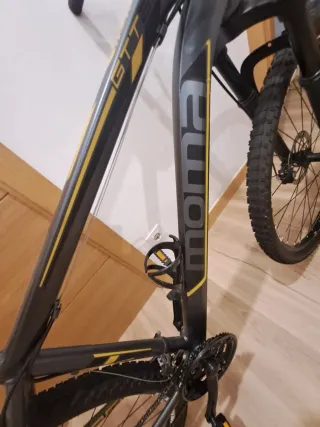 Bicicleta Moma MTB Shimano nueva, sin uso.
