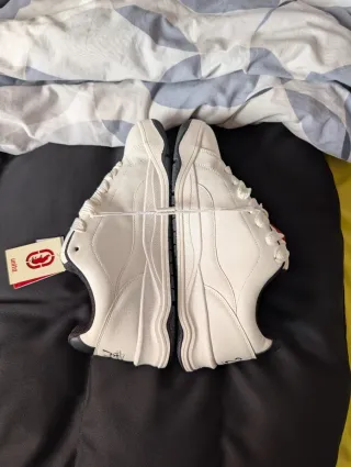 Zapatillas Ecko Unltd x Bershka Blancas