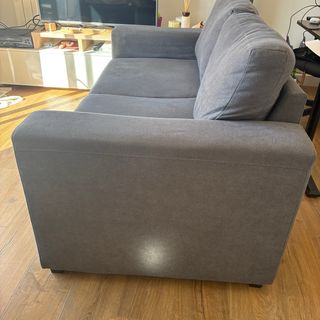 Sofá cama extensible gris