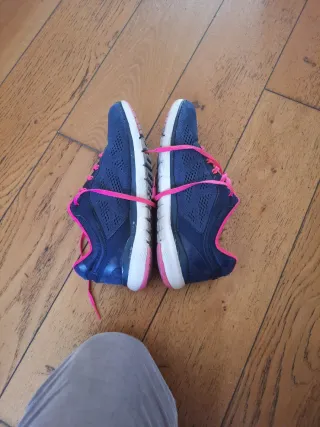 Zapatillas Skechers Azul/Rosa Talla 39