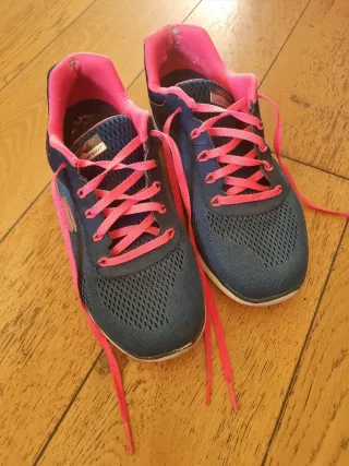 Zapatillas Skechers Azul/Rosa Talla 39