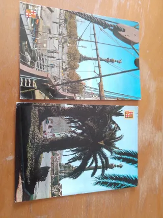 Lote 6 Postales Barcelona Colón Circuladas