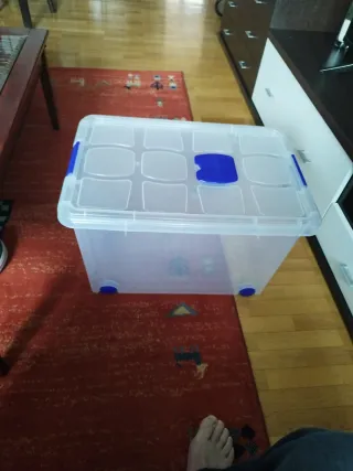 Caja Plástica Transparente 55L