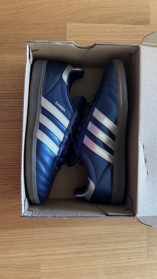 Adidas Samba Azul y Blanco