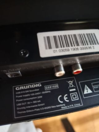 Barra de Sonido Grundig Negra