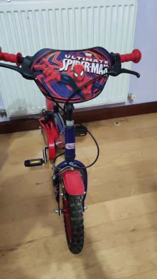 Bicicleta Spiderman niño iniciación
