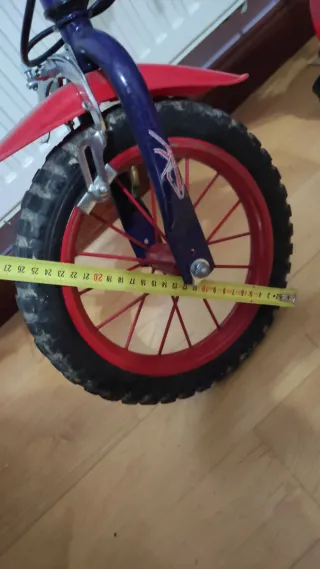 Bicicleta Spiderman niño iniciación