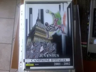 Cartella Filatelica Juventus Campione d'Italia