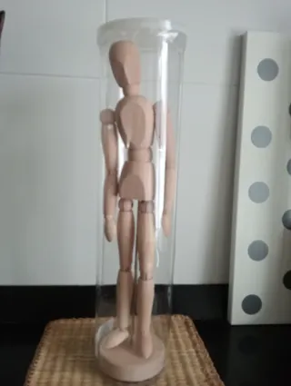 Maniqui de madera articulable