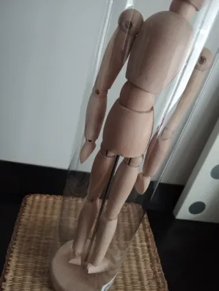 Maniqui de madera articulable