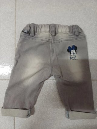 Jeans bambina 3-6 mesi con strass