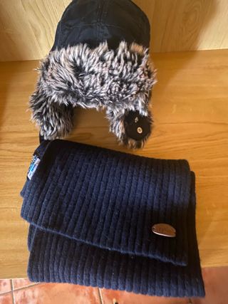 Gorro aviador y bufanda invierno niños Trasluz
