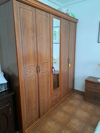 Dormitorio completo madera