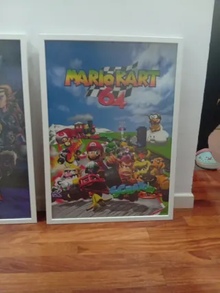 Poster Nintendo 64 Star Fox, Zelda, Mario Kart