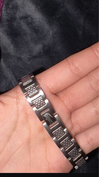 Pulsera Lacoste Hombre Plata