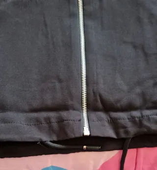 Felpa donna color block