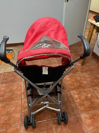 Silla de paseo roja Asalvo