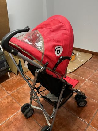 Silla de paseo roja Asalvo