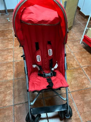 Silla de paseo roja Asalvo