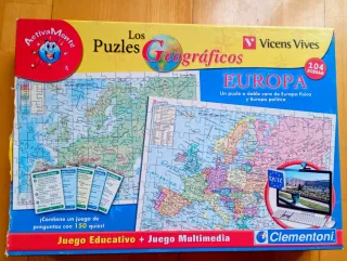 Puzzle Europa Doble Cara Clementoni