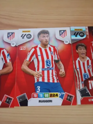 Cromos atlético de Madrid Adrenalyn XL 25-26