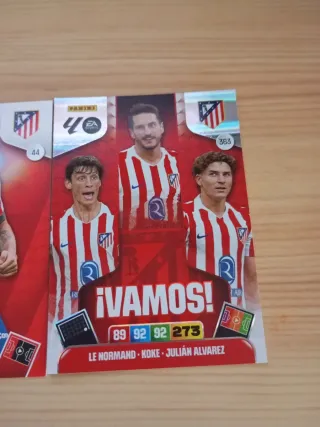 Cromos atlético de Madrid Adrenalyn XL 25-26