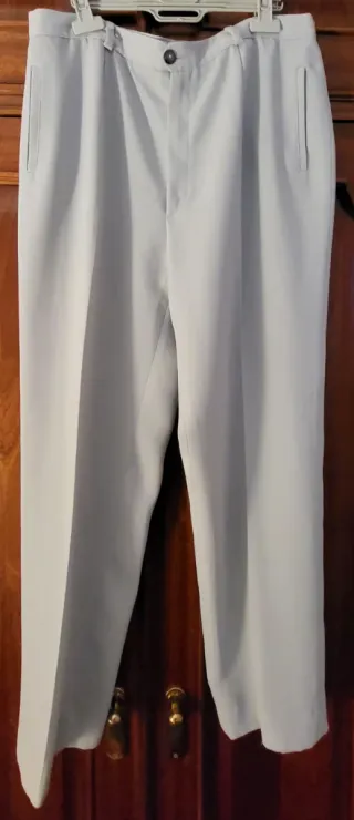 Pantalón de traje gris señora