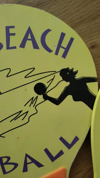 Lote de 2 parejas de palas de playa.