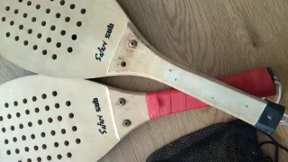 Lote de 2 parejas de palas de playa.