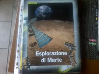 Cartellina filatelica "Esplorazione su Marte"