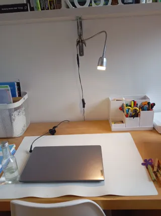 Lámpara Pinza Escritorio Flexible