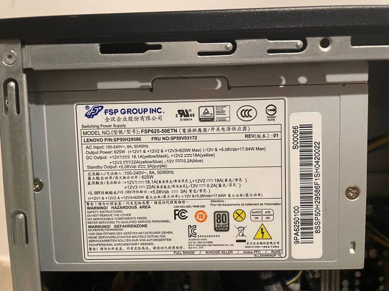 Estación de trabajo para juegos GTX 1660S PC Gaming Lenovo afbeelding 9