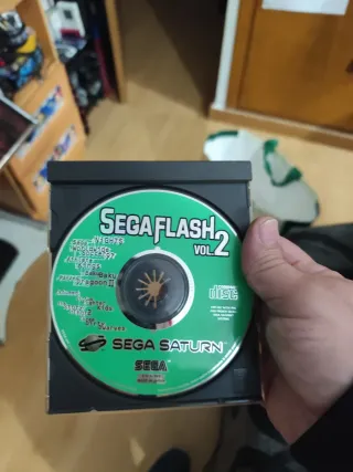 Consola Sega Saturn Negra completa y cd