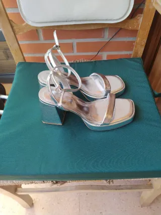 Sandalias Stradivarius Plataforma Tacon