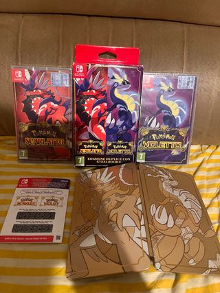 Pokemon Scarlatto e Violetto Switch Steelbook