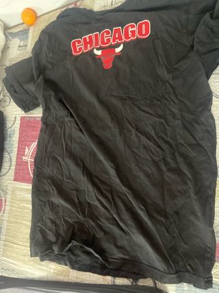 Camiseta Chicago Bulls Negra