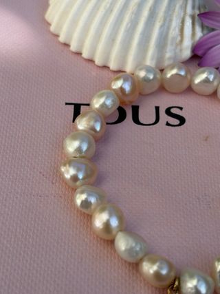 Pulseras Tous Oro Perlas Multicolor