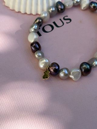 Pulseras Tous Oro Perlas Multicolor