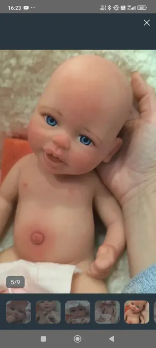 Bebé Reborn Silicona 38cm