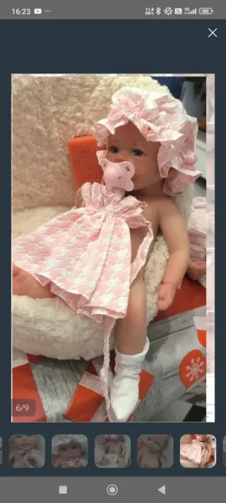 Bebé Reborn Silicona 38cm